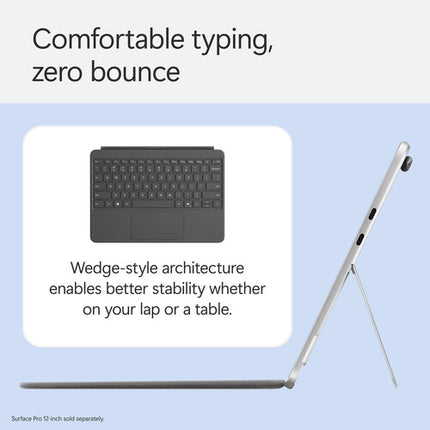 Microsoft 12" Surface Pro Funda Teclado con Teclas Mecánicas y Panel Táctil