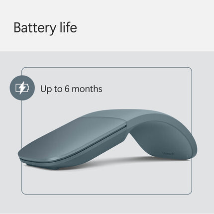 Microsoft Surface Arc Mouse inalámbrico azul 1800 dpi rango 10 m