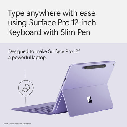 Microsoft 12" Surface Pro Funda Teclado Azul con Slim Pen 2 Bluetooth