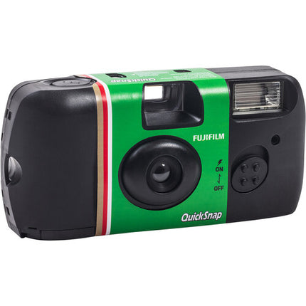 FUJIFILM QuickSnap Flash 400 Cámara Desechable ISO 400 Flash 10 pies 27 exposiciones 2 unidades