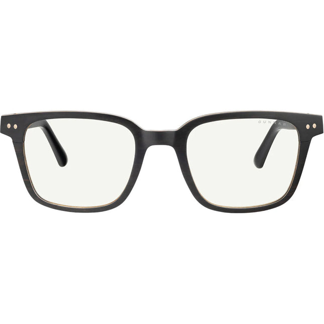 GUNNAR Muir Gafas Madera Ébano Bloqueo 20% Luz Azul Pro Lens