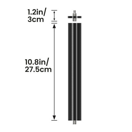 TARION Titanrig Extension Rod Set Z Set de Varillas 21.6 Pulgadas y Adaptadores