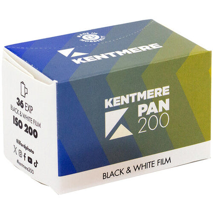 Kentmere PAN 200 Película Negativa Blanco y Negro 35mm ISO 200 36 exposiciones