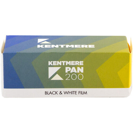 Kentmere PAN 200 Película negativa blanco y negro 120 ISO 200 grano fino
