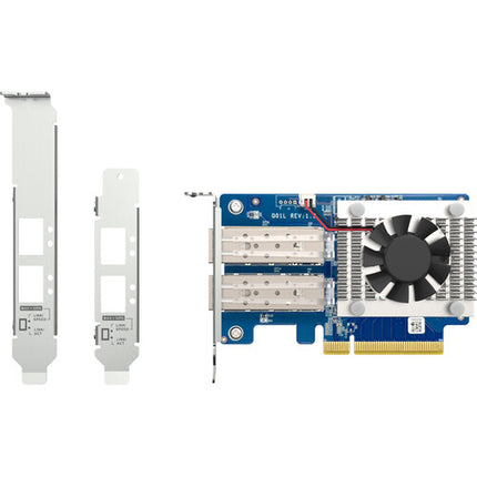 QNAP QXG-10G2SF-NXE Adaptador de Red 2 Puertos 10G SFP+ PCIe 3.0 x8 20 Gb/s Total