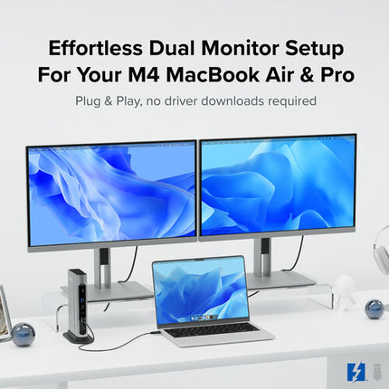 Plugable estación de acoplamiento Thunderbolt 4 16 en 1 4K 60Hz 2 Ethernet