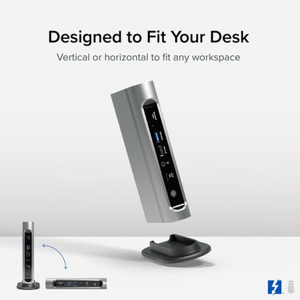 Plugable estación de acoplamiento Thunderbolt 4 16 en 1 4K 60Hz 2 Ethernet