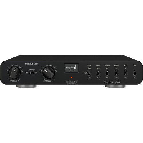 SPL Phonos duo RIAA Preamplificador de fono con 2 XLR entradas negras