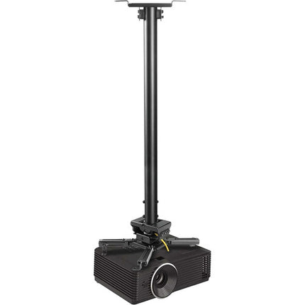 Mount-It! Soporte de Techo para Proyector Extensión 29.3 a 45.1 Pulgadas Rotación 360° y Diseño Inclinable