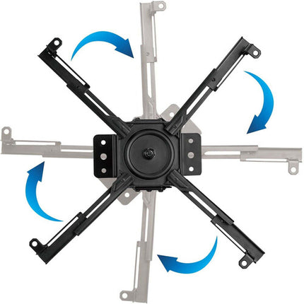 Mount-It! Soporte de Techo para Proyector Extensión 29.3 a 45.1 Pulgadas Rotación 360° y Diseño Inclinable