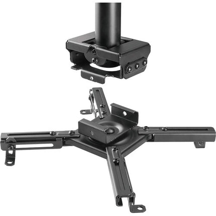 Mount-It! Soporte de Techo para Proyector Extensión 29.3 a 45.1 Pulgadas Rotación 360° y Diseño Inclinable