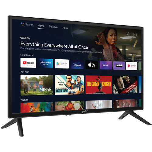 Supersonic SC-2450GTV Televisor LED Smart 24" HD 1366x768 Android TV