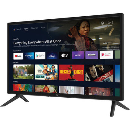 Supersonic SC-2450GTV Televisor LED Smart 24" HD 1366x768 Android TV