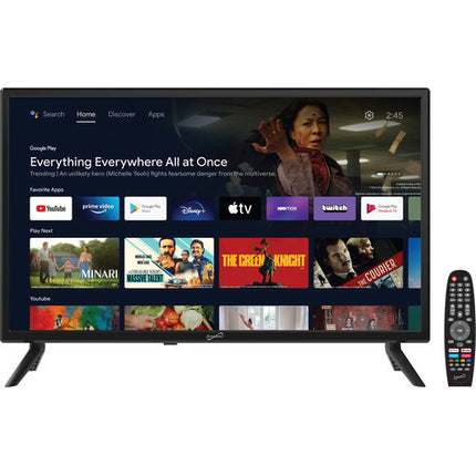 Supersonic SC-2450GTV Televisor LED Smart 24" HD 1366x768 Android TV