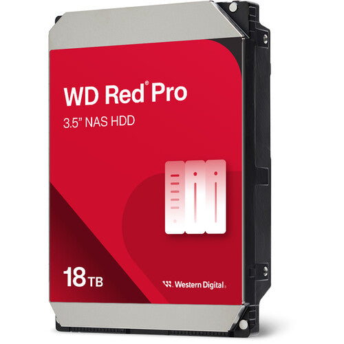 WD 18TB Red Pro HDD NAS Interno 3.5" 7200 rpm SATA III 2-Pack