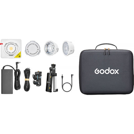 Godox ML100R Luz LED Portátil RGB Kit con Lentes 15 y 36° Batería NP-F