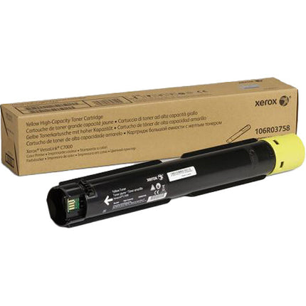 Xerox 106R03758 Cartucho Toner Amarillo Alta Capacidad 10.100 Páginas para Impresora VersaLink C7000