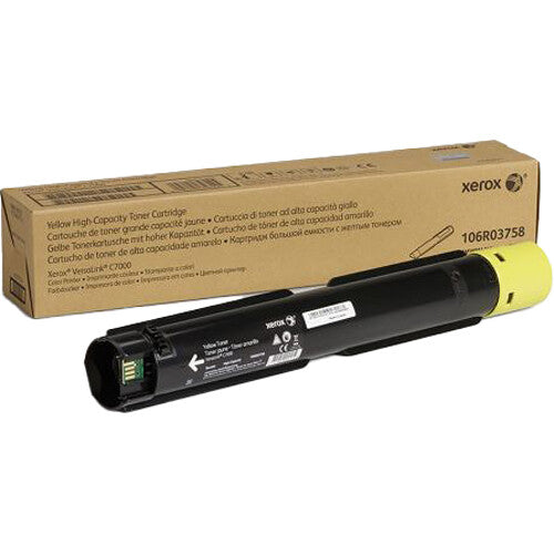 Xerox 106R03758 Cartucho Toner Amarillo Alta Capacidad 10.100 Páginas para Impresora VersaLink C7000