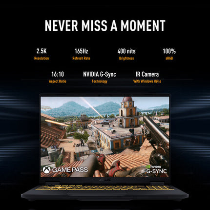 ASUS 16 pulgadas TUF Gaming F16 Portátil 32GB DDR5 1TB SSD RTX 5070