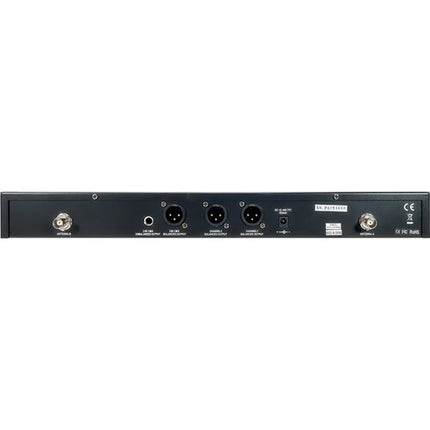 Airwave Technologies AT-5210 Sistema de Micrófono Inalámbrico de Mano para 2 Personas 144 Frecuencias 8 Horas Batería