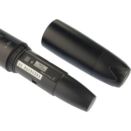 Airwave Technologies AT-5210 Sistema de Micrófono Inalámbrico de Mano para 2 Personas 144 Frecuencias 8 Horas Batería