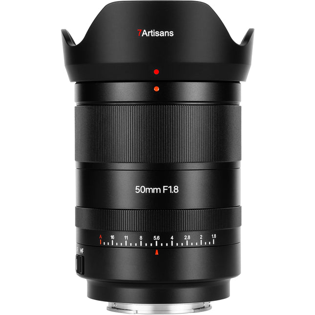 7Artisans 50mm f1.8 AF objetivo full-frame apertura rápida USB-C