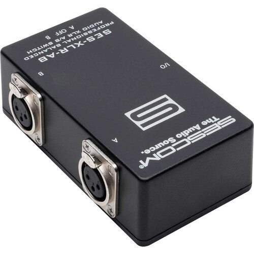 Sescom Switch Profesional de Audio Balanceado XLR A B Pasivo Full Duplex