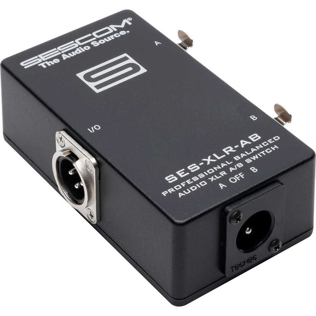 Sescom Switch Profesional de Audio Balanceado XLR A B Pasivo Full Duplex