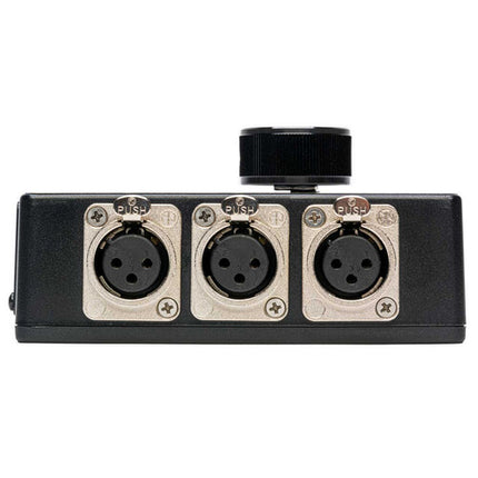Sescom SES-XLR-ABC Selector de Audio XLR Balanceado 3 Entradas 1 Salida