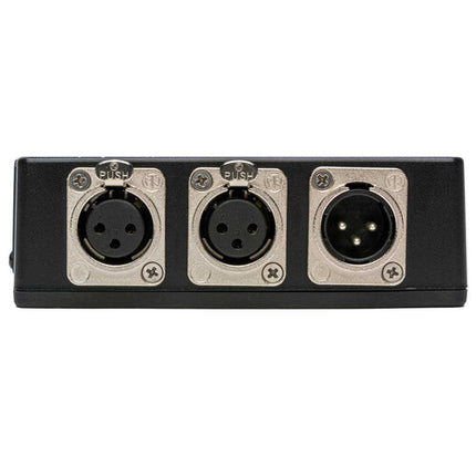 Sescom SES-XLR-AB2 Interruptor de audio estéreo pasivo 2 canales con conectores XLR