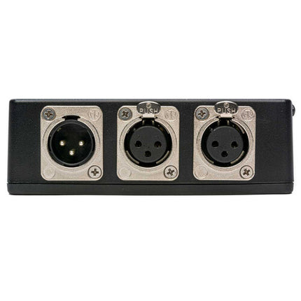 Sescom SES-XLR-AB2 Interruptor de audio estéreo pasivo 2 canales con conectores XLR