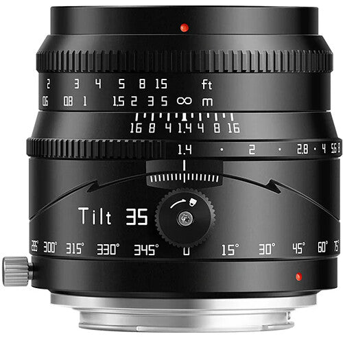 TTArtisan 35mm f1.4 objetivo con inclinación ±8° enfoque manual APS-C