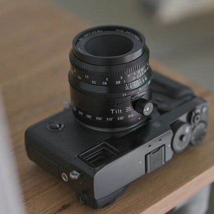 TTArtisan 35mm f1.4 objetivo con inclinación ±8° enfoque manual APS-C