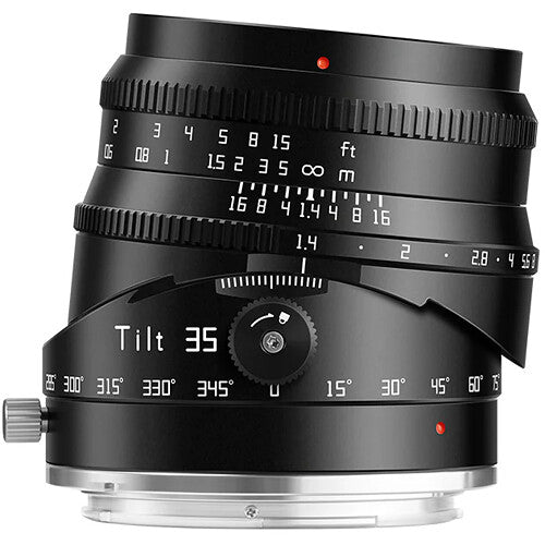 TTArtisan 35mm f1.4 Objetivo Inclinado APS-C 52.5mm Manual 360° Rotación