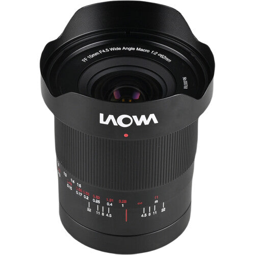 Venus Optics Laowa 15mm f4.5 Lente Macro Gran Angular Full Frame 62mm