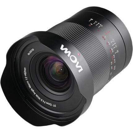 Venus Optics Laowa 15mm f4.5 Lente Macro Gran Angular Full Frame 62mm