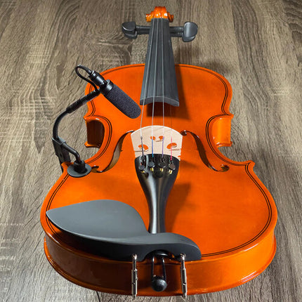 Airwave Technologies AT-INSTRUMENT Violín Micrófono Condensador Supercardioide 7 Pulgadas Flexible 6 Pies Cable XLR