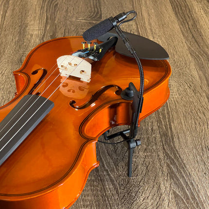 Airwave Technologies AT-INSTRUMENT Violín Micrófono Condensador Supercardioide 7 Pulgadas Flexible 6 Pies Cable XLR