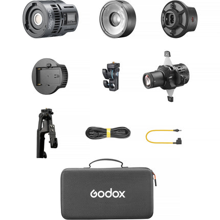 Godox RS60R RGB Luz LED Monolight Proyección 3600K 11000 Lux Kit