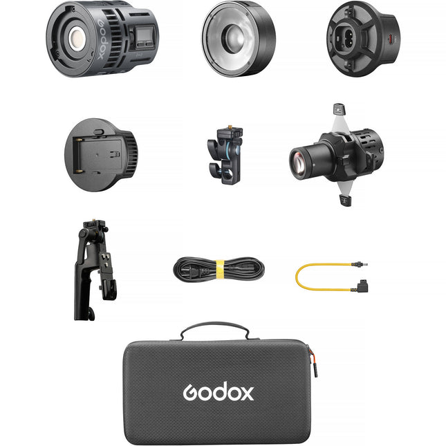 Godox RS60R RGB Luz LED Monolight Proyección 3600K 11000 Lux Kit