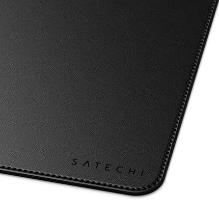 Satechi Premium Desk Mat de Cuero Vegano Negro Resistente al Agua