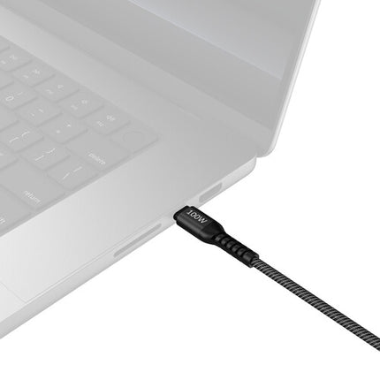 SmallRig Cable USB-C de 3 conexiones 100W 1.2m con corbatín