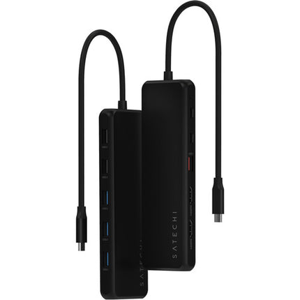 Satechi USB-C 13 en 1 Adaptador Multi Puerto Triple Pantalla 10 Gb/s 85W PD