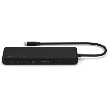 Satechi USB-C 13 en 1 Adaptador Multi Puerto Triple Pantalla 10 Gb/s 85W PD