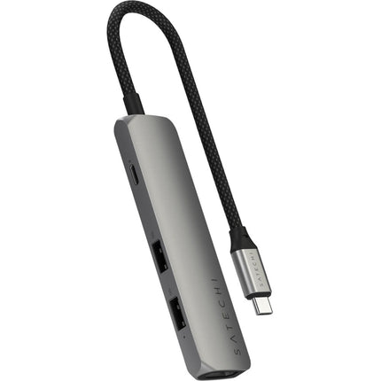 Satechi Slim USB-C Adaptador 4 en 1 HDMI 4K 60Hz USB-A 10Gbps