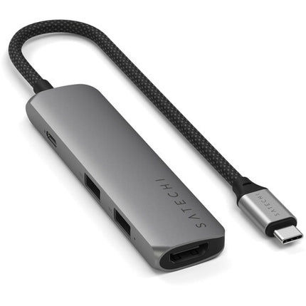 Satechi Slim USB-C Adaptador 4 en 1 HDMI 4K 60Hz USB-A 10Gbps
