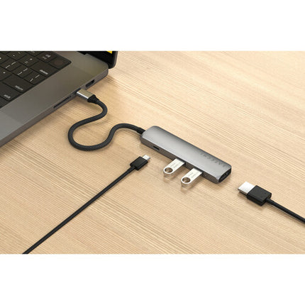 Satechi Slim USB-C Adaptador 4 en 1 HDMI 4K 60Hz USB-A 10Gbps