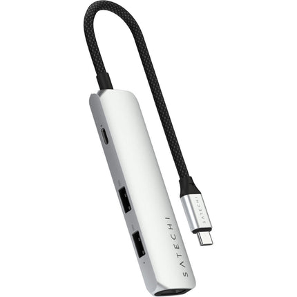 Satechi Slim USB-C Adaptador Multipuerto 4K 60Hz USB 3.2 Gen 2 PD