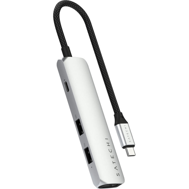 Satechi Slim USB-C Adaptador Multipuerto 4K 60Hz USB 3.2 Gen 2 PD