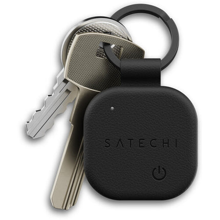 Satechi Llavero Vegan Leather FindAll Negro Rango 50m Batería 12 Meses